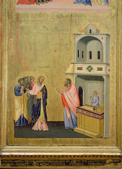 The Calling of St. Matthew, from the Altarpiece of St. Matthew and Scenes from his Life by Jacopo di Cione